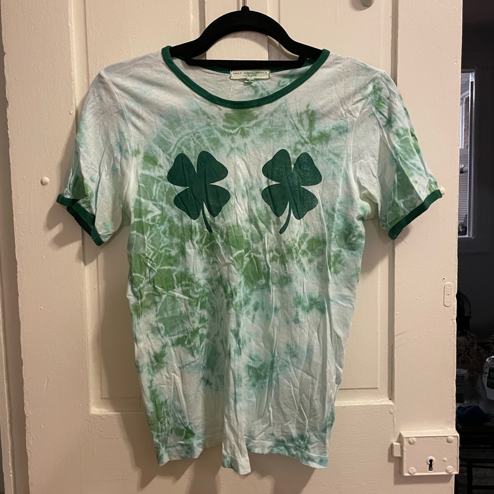 St Patrick’s day tie dye T-shirt